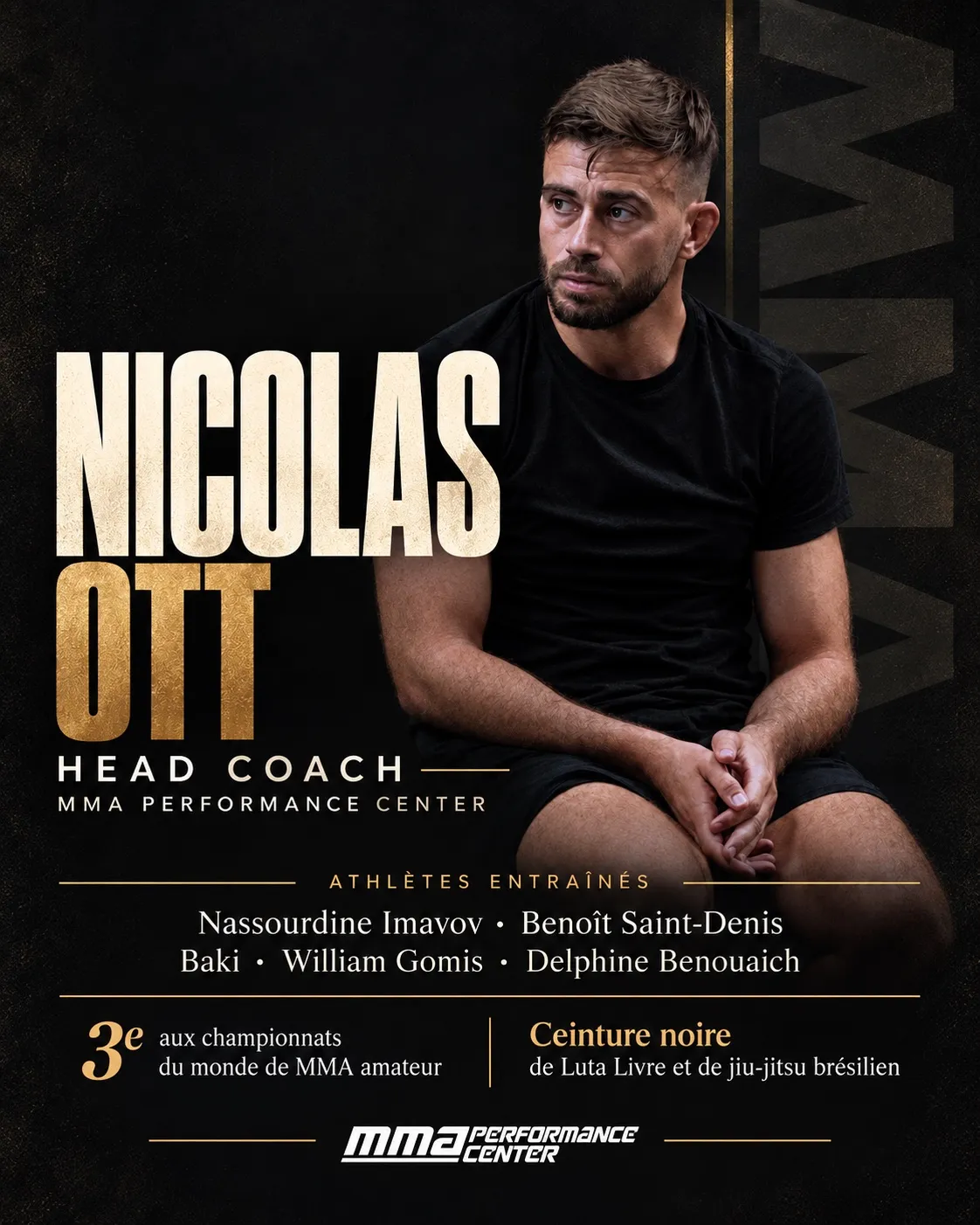 Nicolas Ott, Head Coach · MMA au MMA Performance Center
