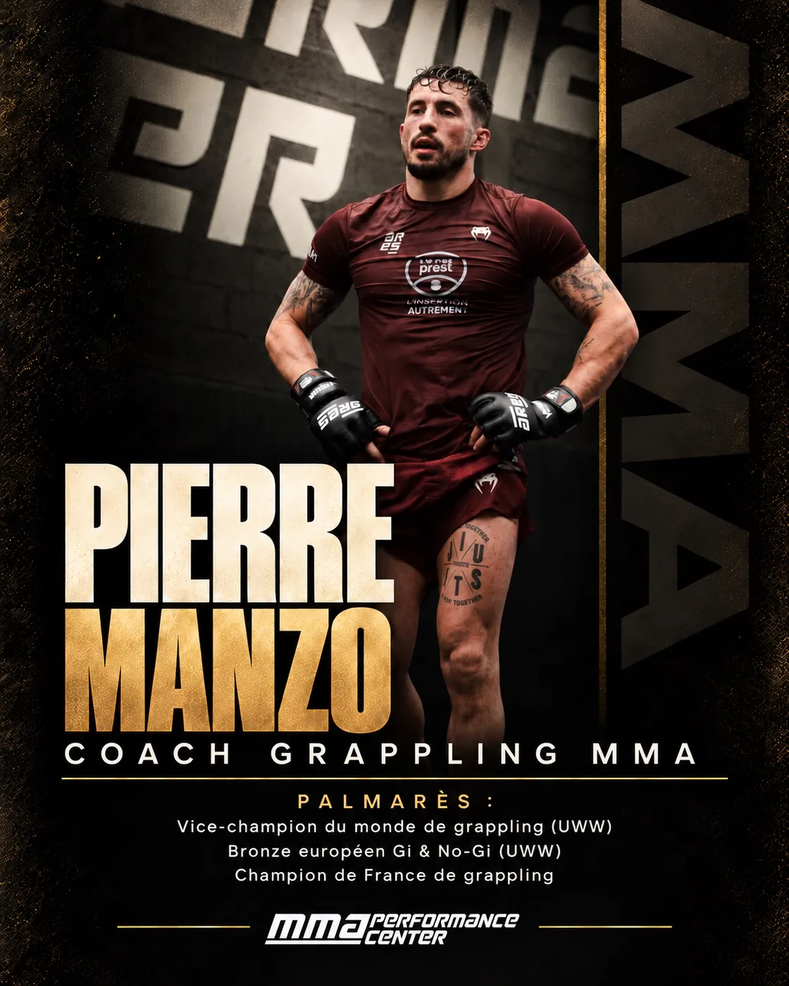 Pierre Manzo, Coach Grappling MMA au MMA Performance Center